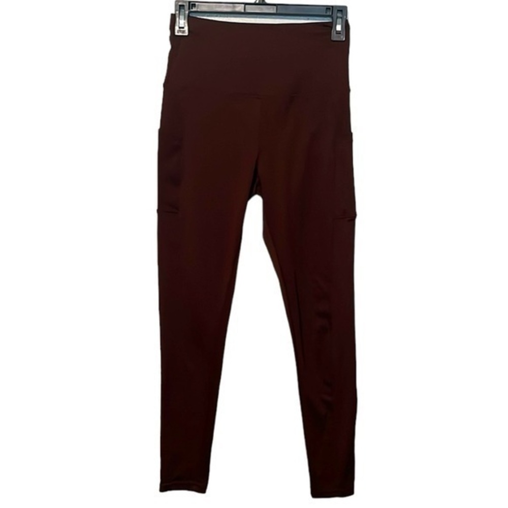 Shoactive active leggings chocolate brown women’s size small